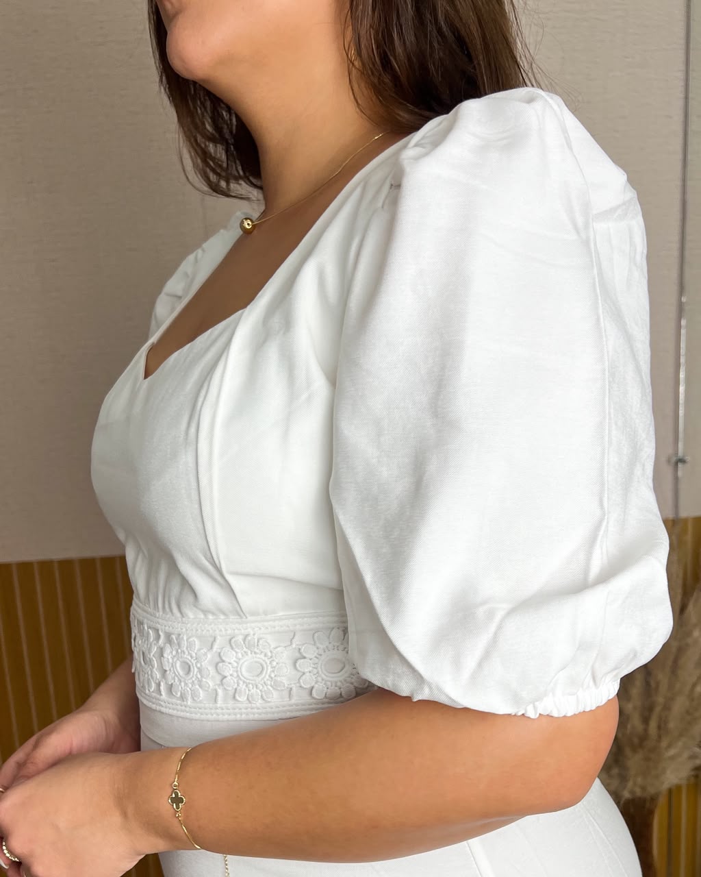 Vestido longo Sensorial Marrant Branco
