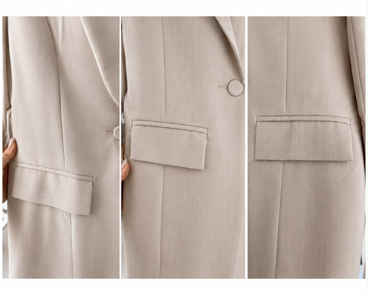 Blazer Alfaiataria com Cinto Nude