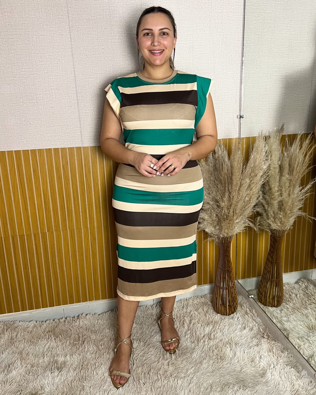 Verde com Bege